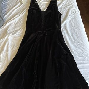 Black cocktail dress